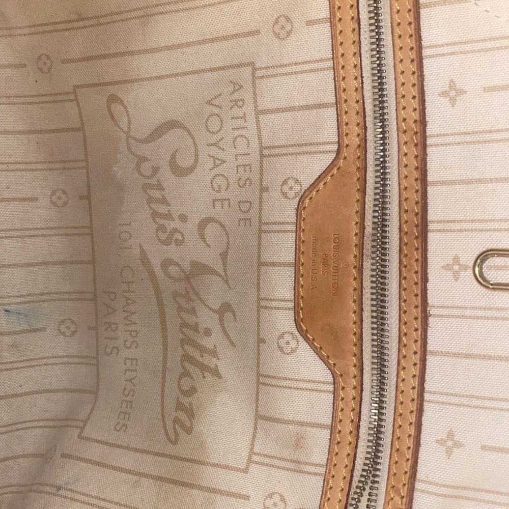 Louis Vuitton Damier Azur Neverfull MM - Picture 4 of 10